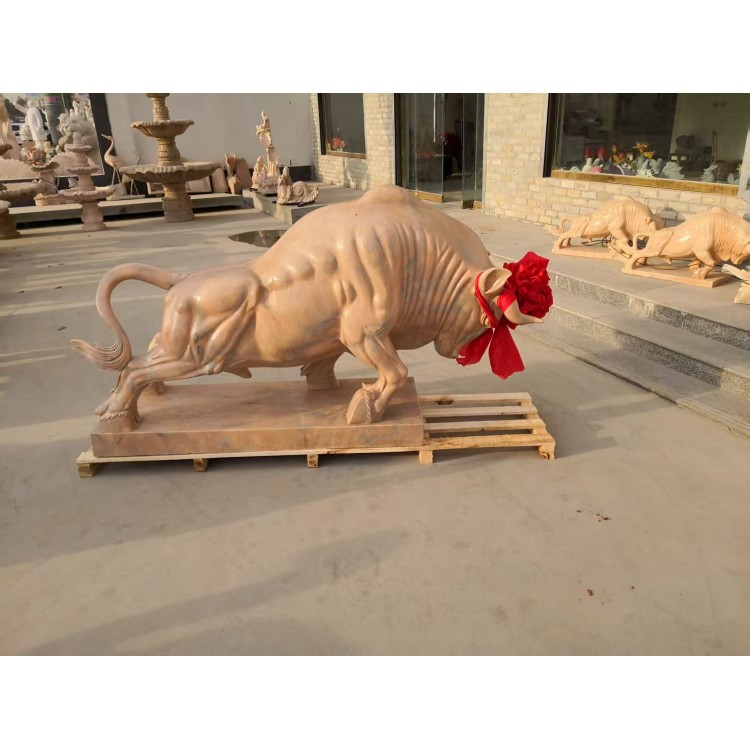 广场石牛石雕开荒牛景区景观牧童牛水牛雕塑